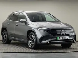Mountain gray metallic finish Used 2022 Mercedes EQA250 AMG line SUV | £21,000 (Good price)