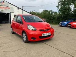 Red Used 2009 Toyota Aygo Hatchback | £2,499 (Good price)