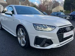 White Used 2022 Audi A4 S-Line Sedan | £20,495 (Good price)