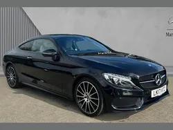 Black Used 2017 Mercedes C250 AMG Line Premium Plus Coupe | £17,990 (A bit pricey)