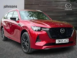 Red New 2025 Mazda CX-80 Homura-Line SUV | £43,550 (Good price)