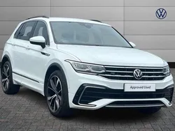 White Used 2021 VW Tiguan R-line SUV | £23,900 (Fair price)