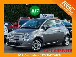 Grey Used 2016 Fiat 500 Lounge Hatchback | £5,295 (Fair price)