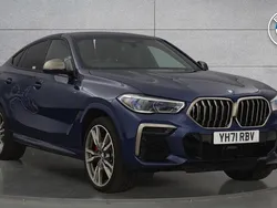 Blue Used 2021 BMW X6 M50 Comfort Edition SUV | £52,000 (Fair price)