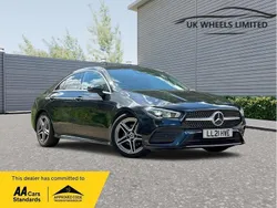 Black Used 2021 Mercedes CLA180 AMG Line Premium Sedan | £21,990 (Fair price)