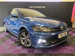 Blue Used 2021 VW Polo R-line Hatchback | £11,995 (Fair price)