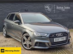 Grey Used 2018 Audi S3 Sportback Black Edition Hatchback | £22,750 (Fair price)