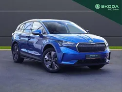 Race blue metallic Used 2025 Skoda Enyaq iV SUV | £28,995 (Fair price)