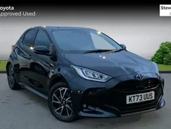 Black Used 2023 Toyota Yaris Hybrid Design Hatchback | £18,735 (Fair price)