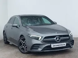 Grey Used 2019 Mercedes A35 AMG Premium Plus Hatchback | £24,498 (Good price)