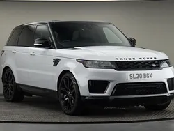 Exterior paint yulong white Used 2020 Land Rover Range Rover Sport HSE SUV | £31,400 (Fair price)