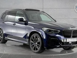 Blue Used 2022 BMW X5 M Sport SUV | £54,950 (Expensive)