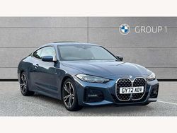 Arctic race blue Used 2022 BMW 420 M Sport Coupe | £29,495 (Good price)