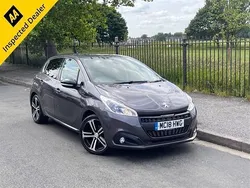 Grey Used 2018 Peugeot 208 GT-line Hatchback | £7,495 (Fair price)