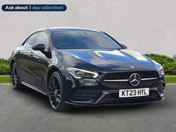 Black Used 2023 Mercedes CLA250e AMG Line Premium Plus Sedan | £26,749 (Fair price)
