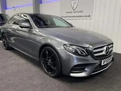 Grey Used 2018 Mercedes E220 AMG line Sedan | £16,989 (Fair price)