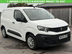 White Used 2021 Peugeot Partner Van | £7,000 (Good price)