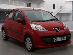 Red Used 2007 Peugeot 107 Hatchback | £1,595 (Good price)