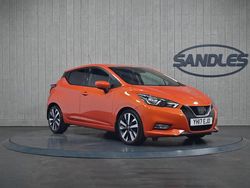 Orange Used 2017 Nissan Micra Tekna Hatchback | £7,499 (Fair price)