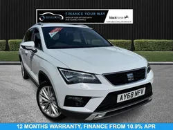 White Used 2018 Seat Ateca XCELLENCE SUV | £11,395 (Fair price)