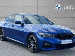 Blue Used 2021 BMW 330e M Sport Sedan | £23,495 (Fair price)