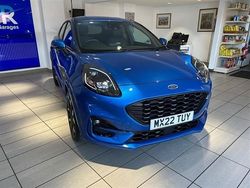 Blue Used 2022 Ford Puma ST-Line X SUV | £19,789 (Fair price)