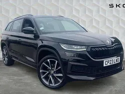 Black magic pearl effect Used 2023 Skoda Kodiaq SportLine SUV | £28,750 (Fair price)