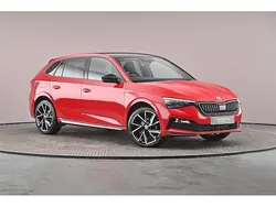 Velvet red metallic Used 2021 Skoda Scala Monte Carlo Hatchback | £16,398 (Fair price)