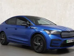 Blue Used 2023 Skoda Enyaq iV vRS SUV | £31,419 (Fair price)