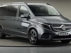 Grey Used 2023 Mercedes V220 AMG line MPV | £56,500 (Good price)