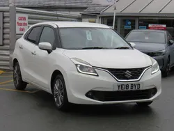 White Used 2018 Suzuki Baleno SZ5 Hatchback | £9,995