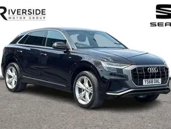 Orca black Used 2018 Audi Q8 S-Line SUV | £33,990 (Good price)