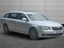 Brilliant silver Used 2013 Skoda Superb Estate | £8,900 (Expensive)