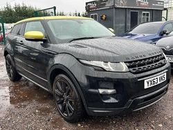 Black Used 2013 Land Rover Range Rover evoque Coupe | £5,500