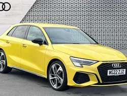 Yellow Used 2022 Audi A3 Comfort Hatchback | £24,085 (A bit pricey)