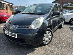 Black Used 2008 Nissan Note Visia+ MPV | £2,095 (Good price)