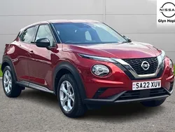 Red Used 2022 Nissan Juke N-Connecta SUV | £16,478 (Fair price)