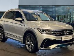 Silver Used 2021 VW Tiguan R-line Edition SUV | £25,978 (A bit pricey)