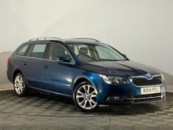 Blue Used 2014 Skoda Superb SE Estate | £5,995 (Good price)