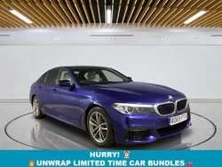 Blue Used 2019 BMW 520 M Sport Sedan | £17,449 (Good price)