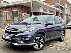 Blue Used 2017 Honda CR-V EX SUV | £11,995 (Fair price)
