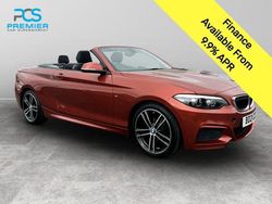 Sunset orange metallic paint Used 2021 BMW 218 M Sport Cabriolet | £17,495 (Fair price)