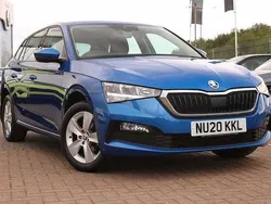 Race blue metallic Used 2020 Skoda Scala SE Hatchback | £10,495 (Fair price)