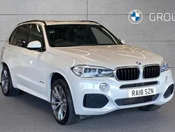 White Used 2018 BMW X5 M Sport SUV | £24,995 (Fair price)