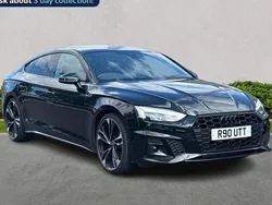 Black Used 2022 Audi A5 Sportback Black Edition Hatchback | £30,235 (Expensive)