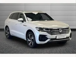 Oryx white Used 2019 VW Touareg R-line SUV | £31,790 (Fair price)