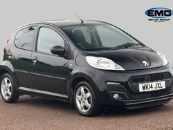 Black Used 2014 Peugeot 107 Allure Hatchback | £5,495 (A bit pricey)