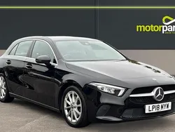 Cosmos black metallic Used 2018 Mercedes A200 Executive Hatchback | £13,250 (Good price)