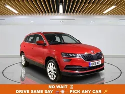 Red Used 2019 Skoda Karoq SE L SUV | £12,799 (Fair price)