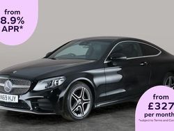 Black Used 2019 Mercedes C220 AMG Line Premium Coupe | £19,155 (Fair price)